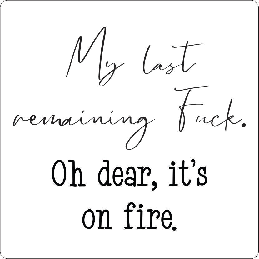 Clear 70mm Sticker - DIY for candles - sweary warning!