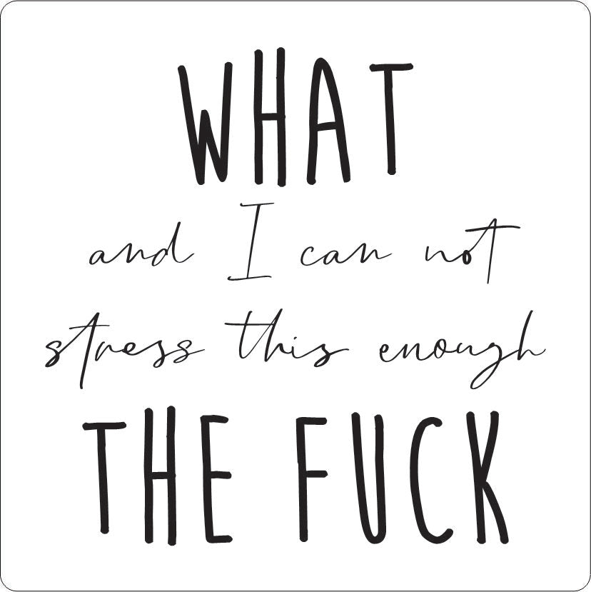 Clear 70mm Sticker - DIY for candles - sweary warning!