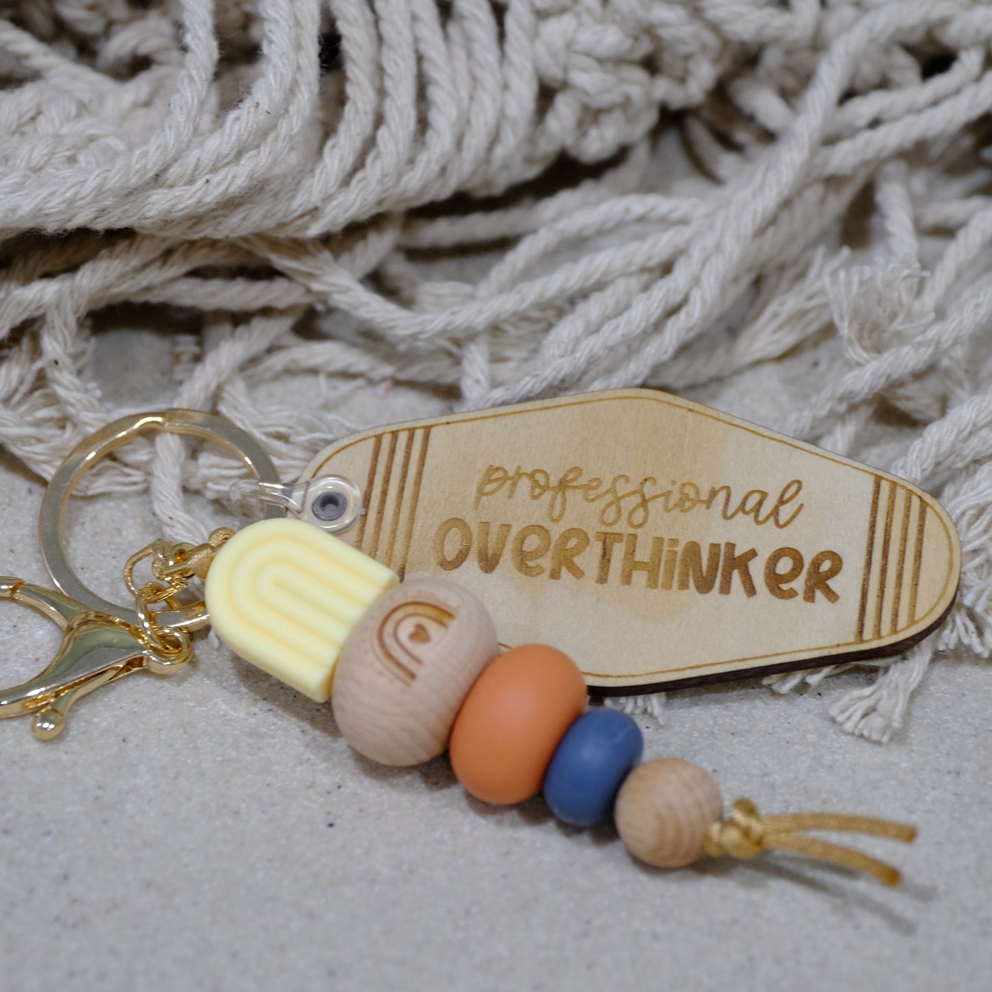 Keyring - Yellow Arch rainbow