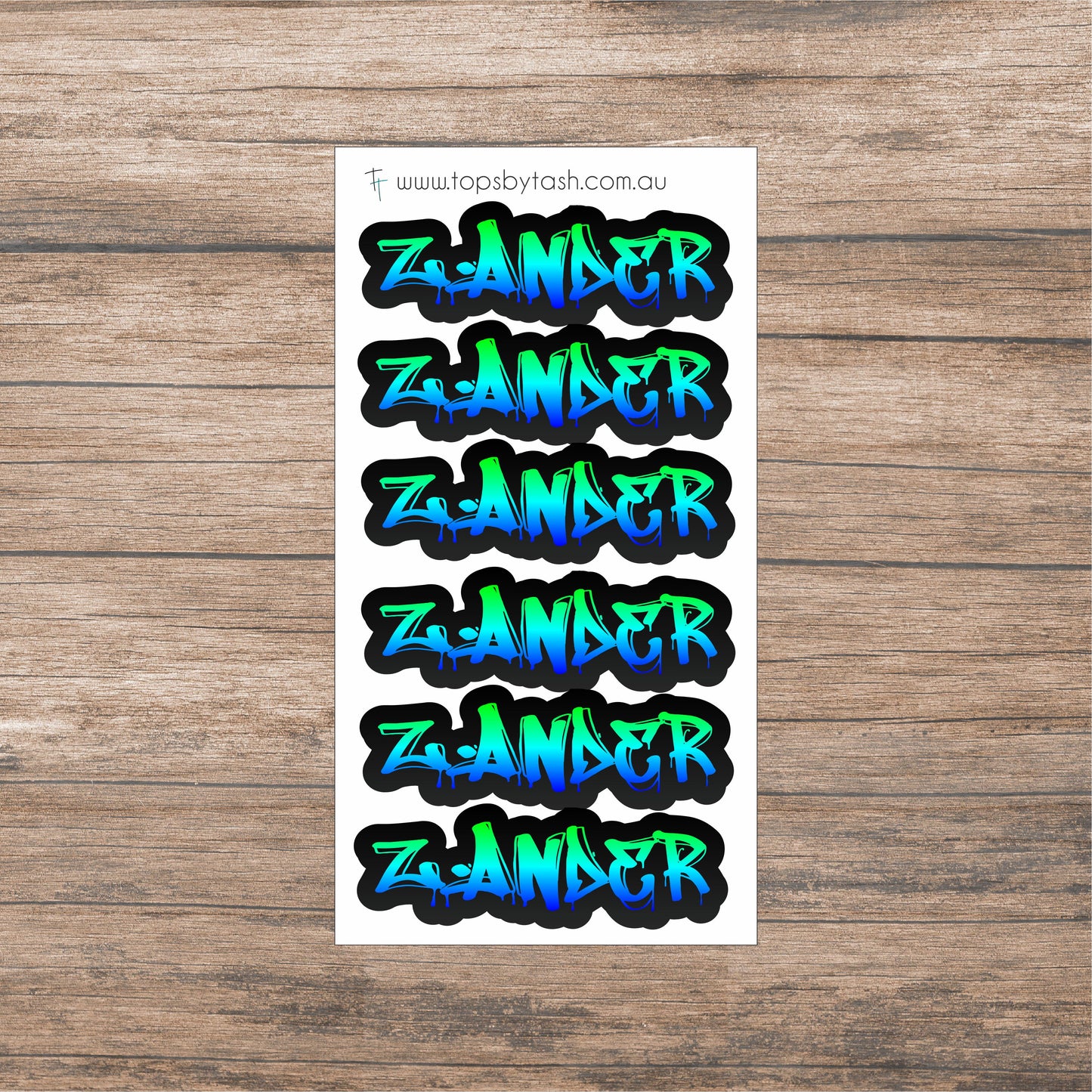 Name Label sticker sheets - large names