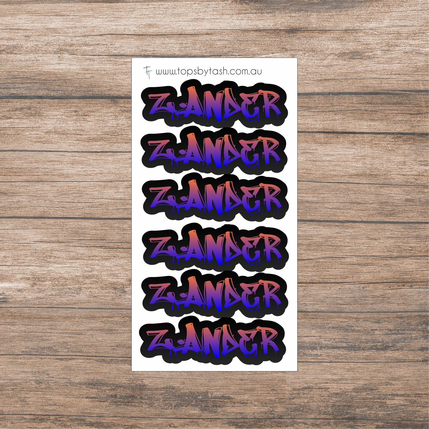 Name Label sticker sheets - large names