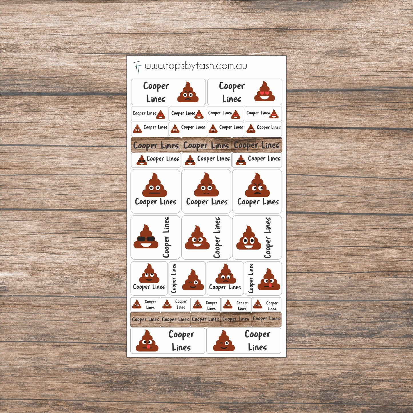 Name Label sticker sheets - mixed size sheets - Many themes!