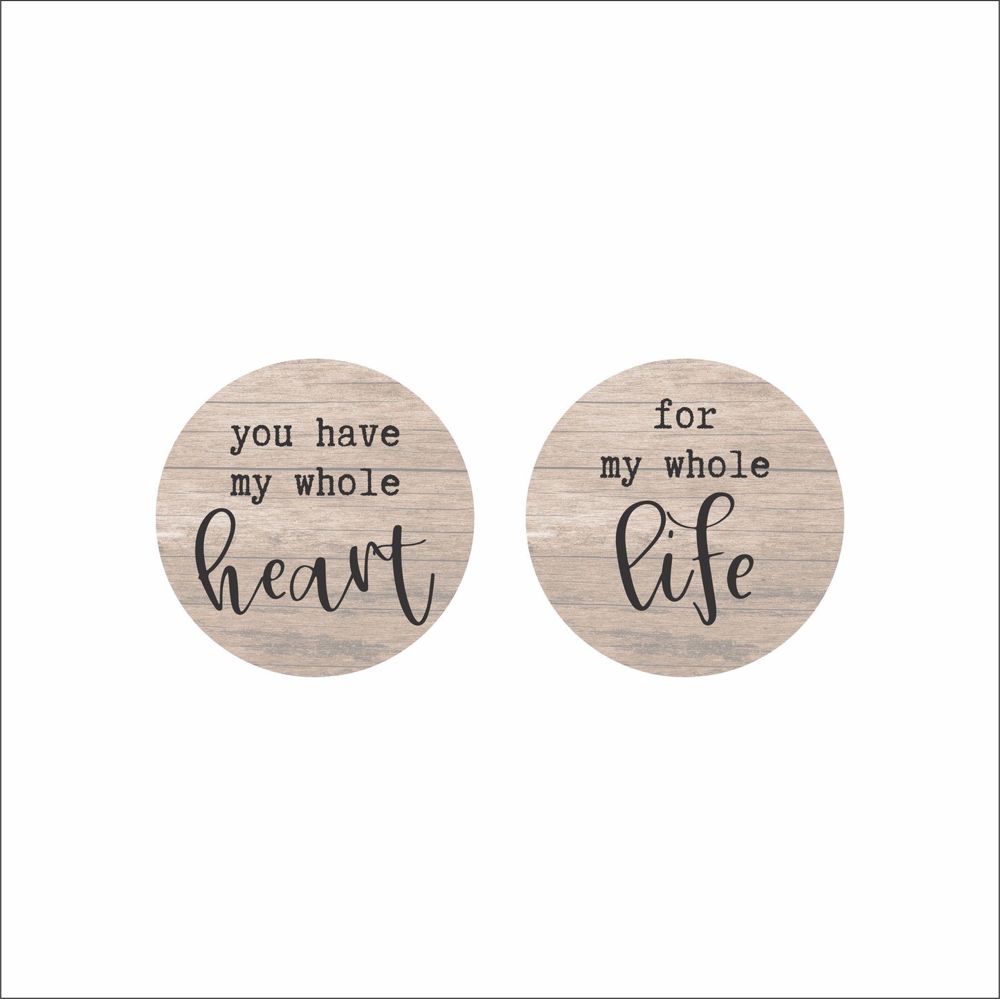 Fabric Photo Wall Decals - Set of 3 Round with BONUS