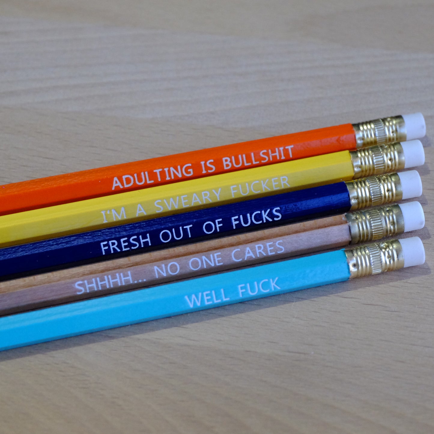 Pencil Set - Adulting is bullshit