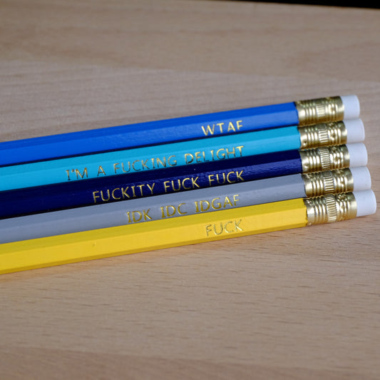 Pencil Set - sweary