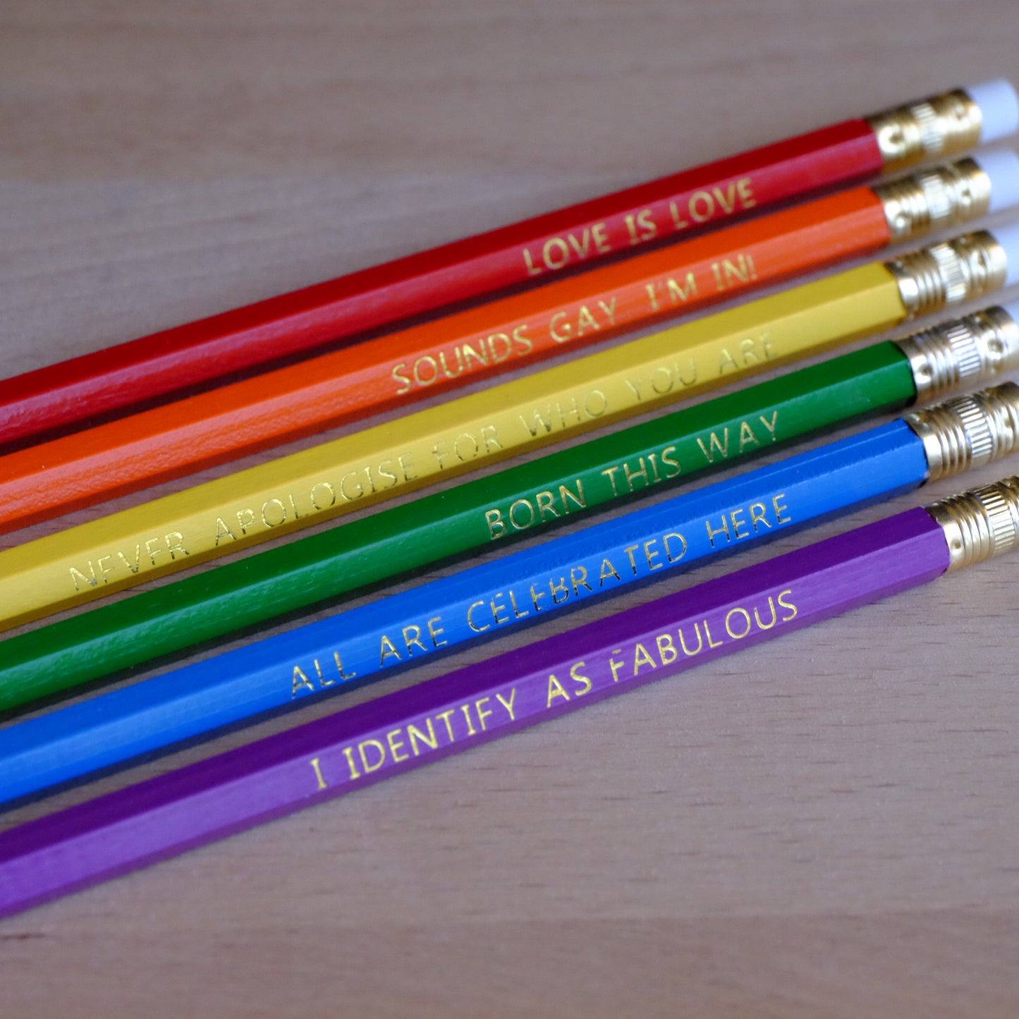 Pencil Set - Rainbow Pride