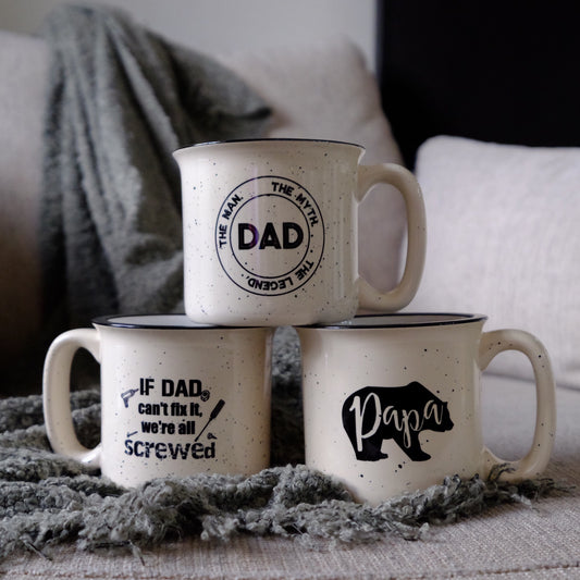 Ceramic 'Papa Bear' mug 400ml - Father's day