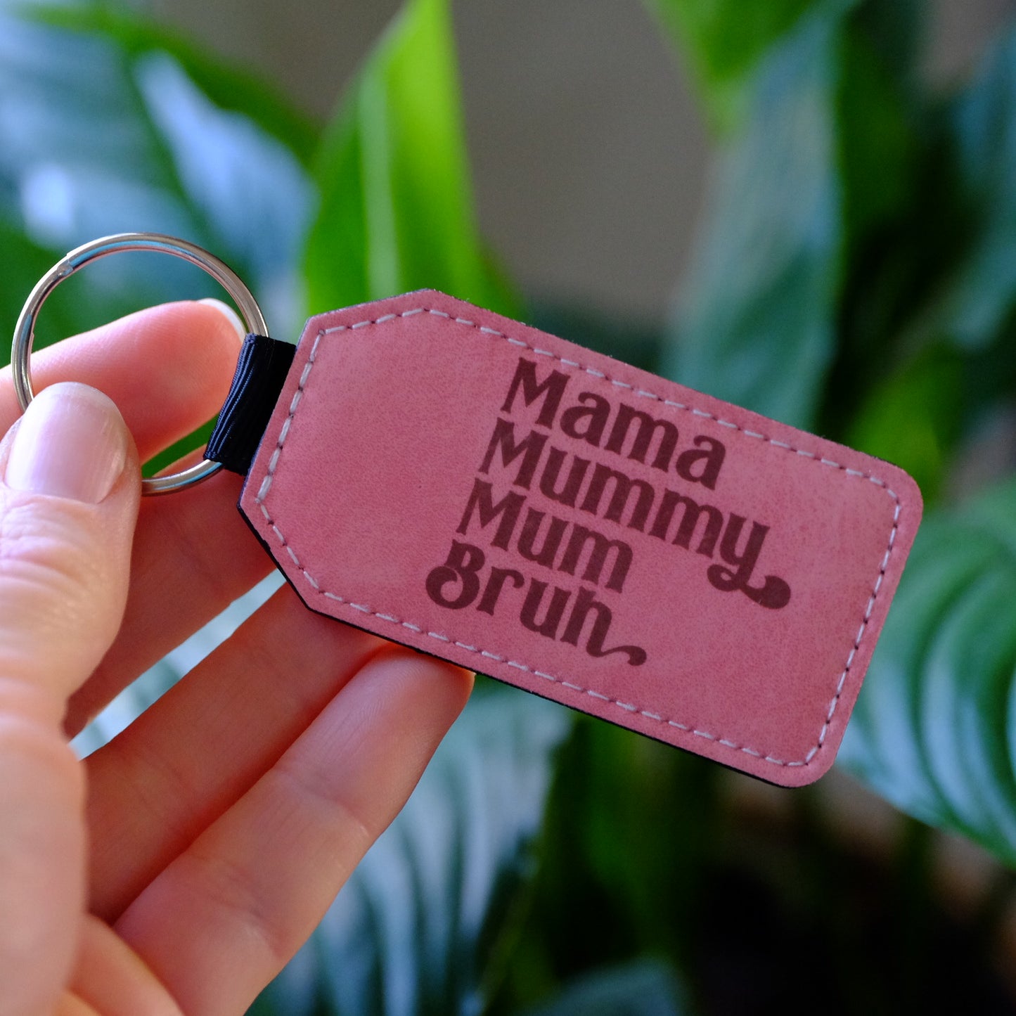 Faux Leather Keyring - Many designs available or create your own