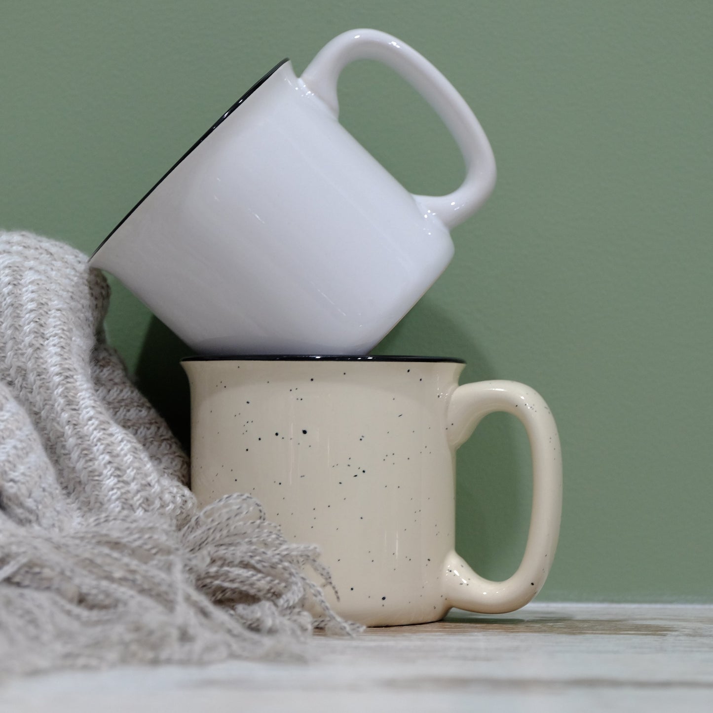 Ceramic Speckled mug 400ml - Not today Fuckers