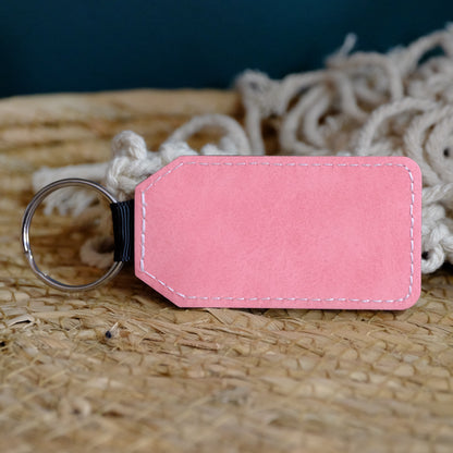 Faux Leather Keyring - Many designs available or create your own