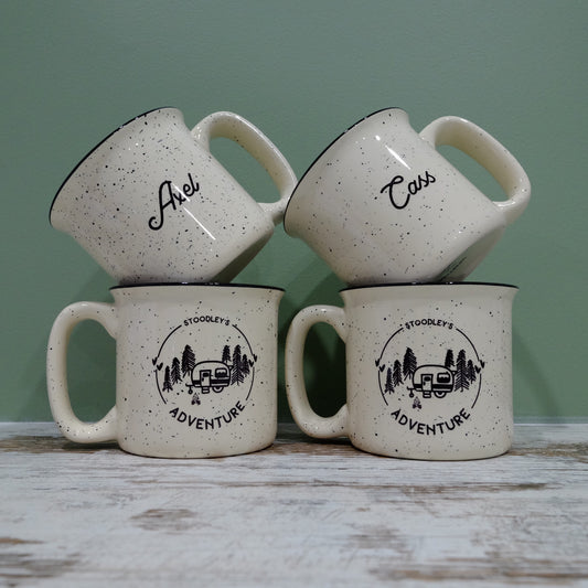 Papa Bear Design Camping Coffee Mug