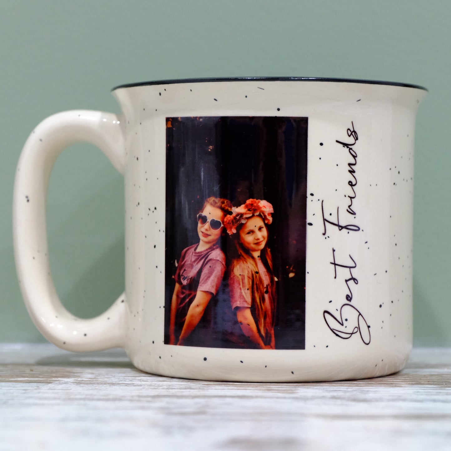 Ceramic Speckled mug 400ml - Custom Photo