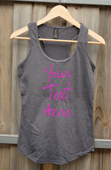 Anvil Racerback tank top - Custom