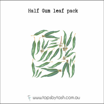 Wall Decals - Australian gum leaves and animals