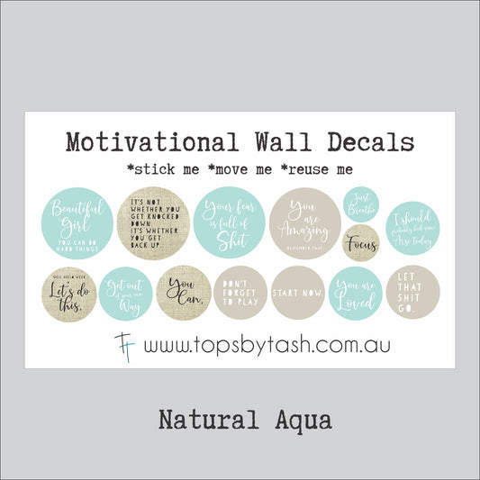 Motivational Wall Decals - Beautiful Girl - Little bit sweary