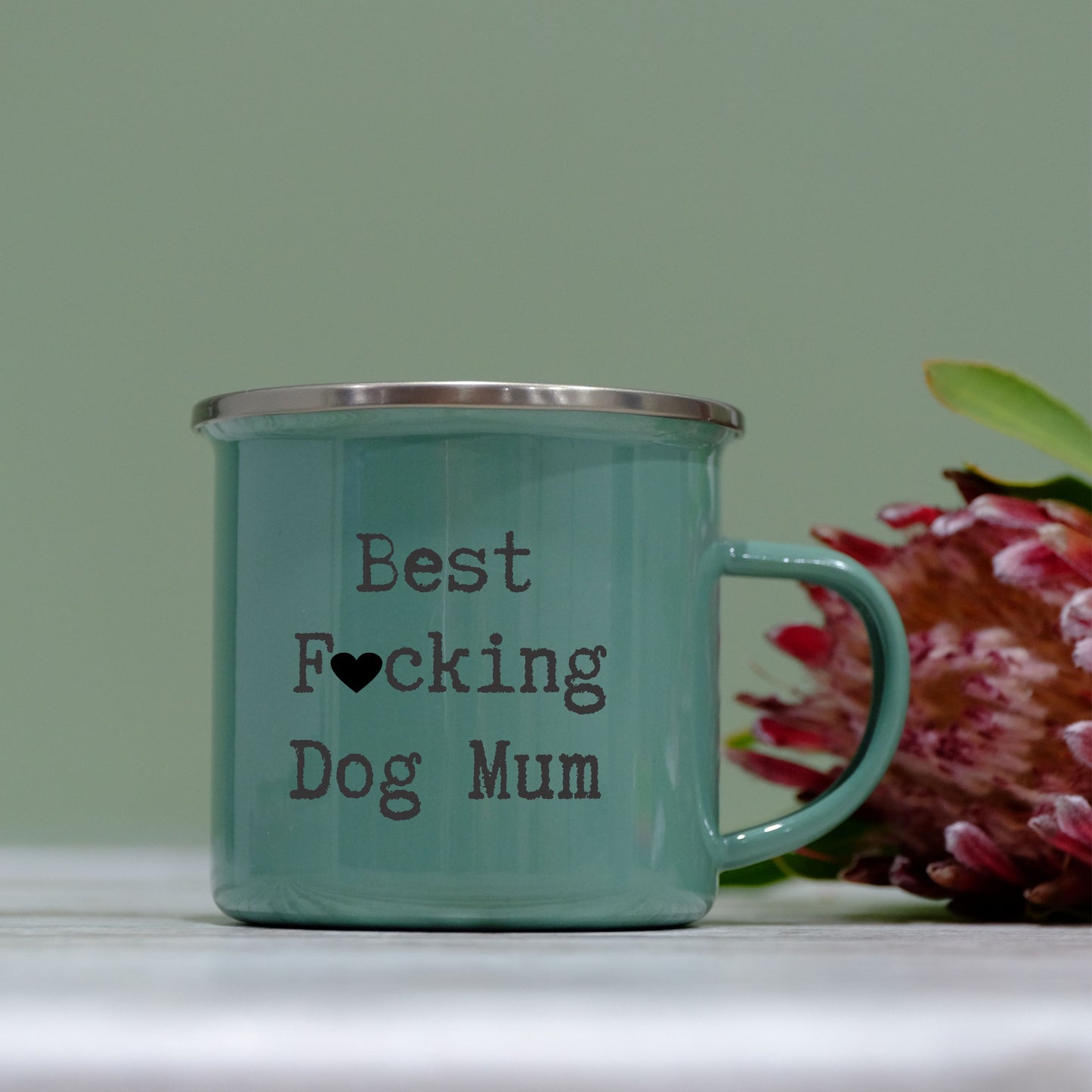 Enamel Mug 360ml - Best F#cking Mum/sister/friend/personalised