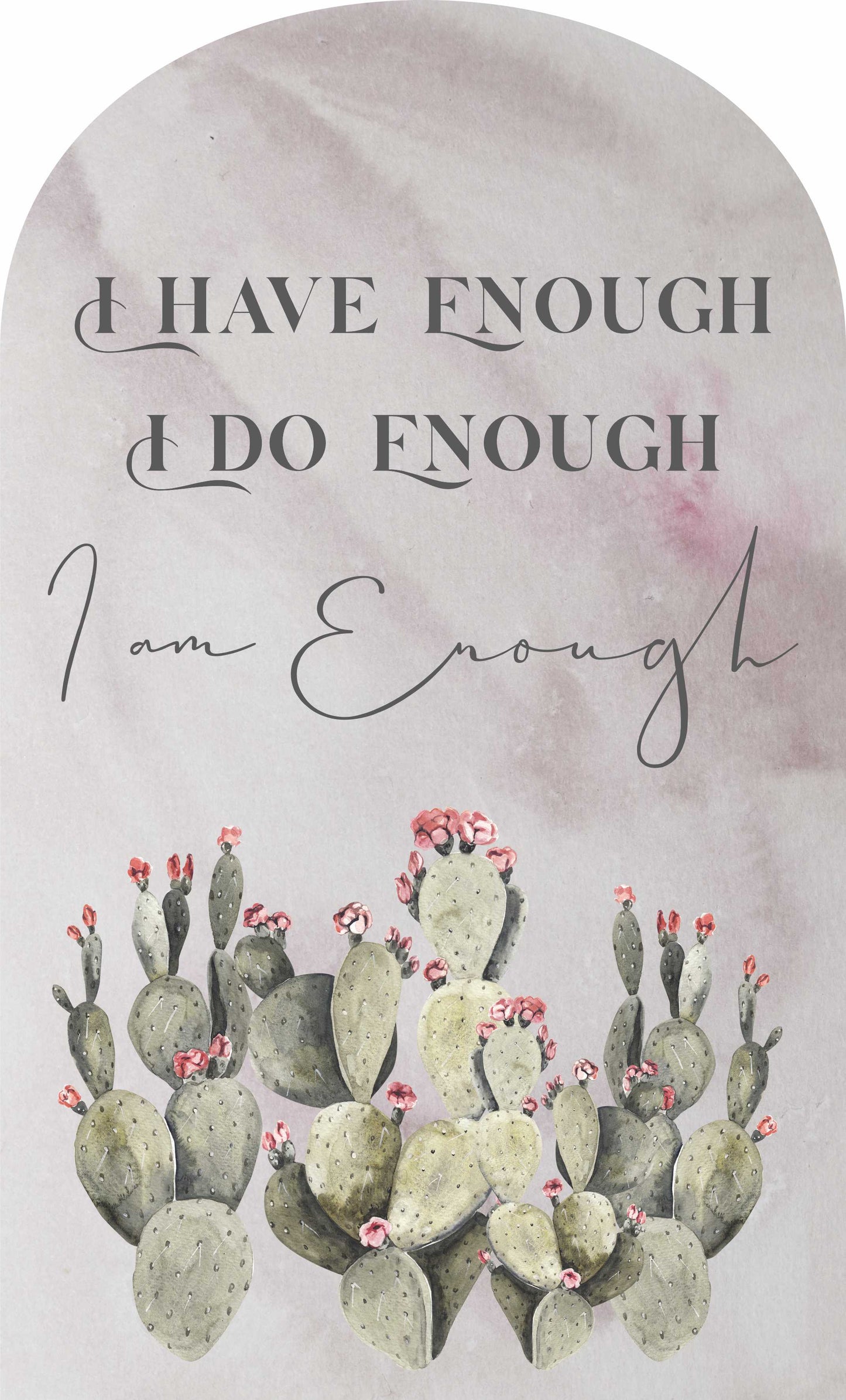 Boho Theme Affirmations and Quotes - Fabric Wall Decal