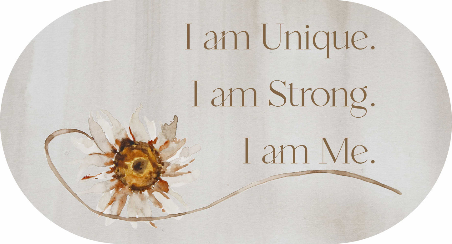 Boho Theme Affirmations and Quotes - Fabric Wall Decal