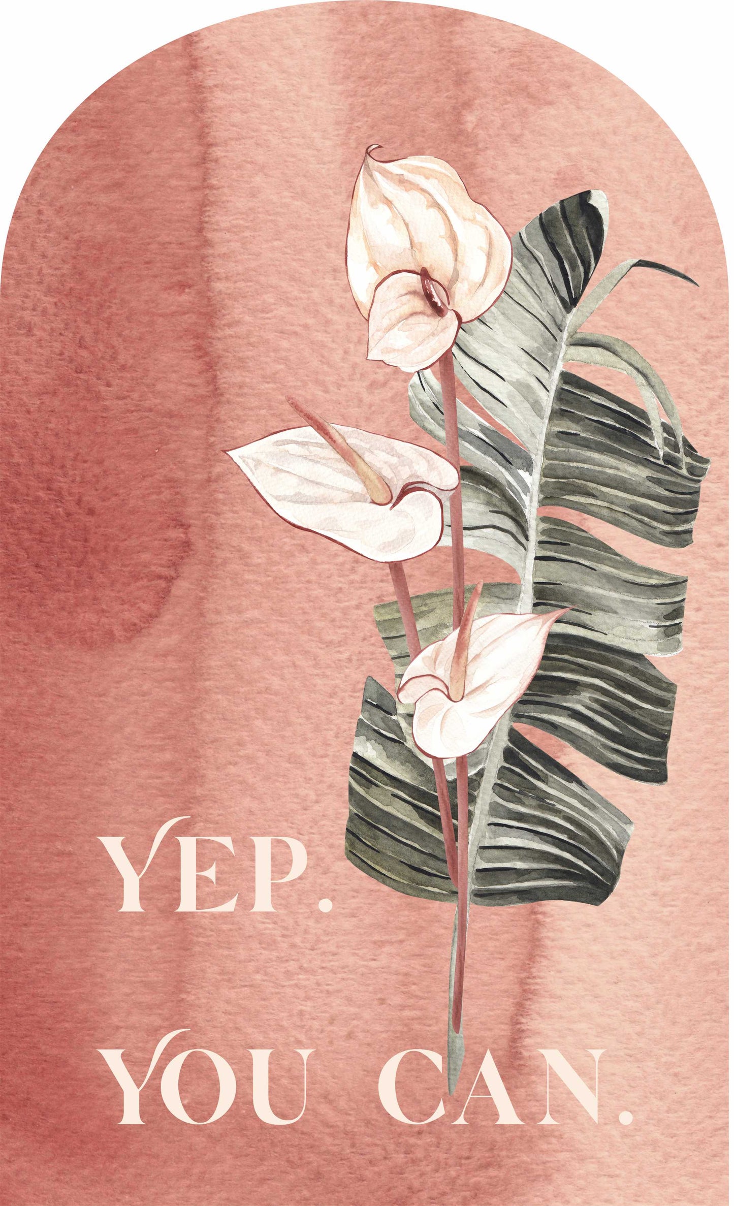 Boho Theme Affirmations and Quotes - Fabric Wall Decal