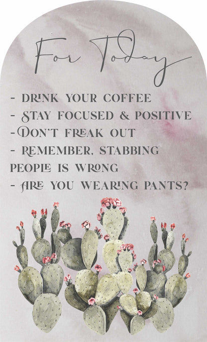 Boho Theme Office and sweary Affirmations and Quotes - Fabric Wall Decal