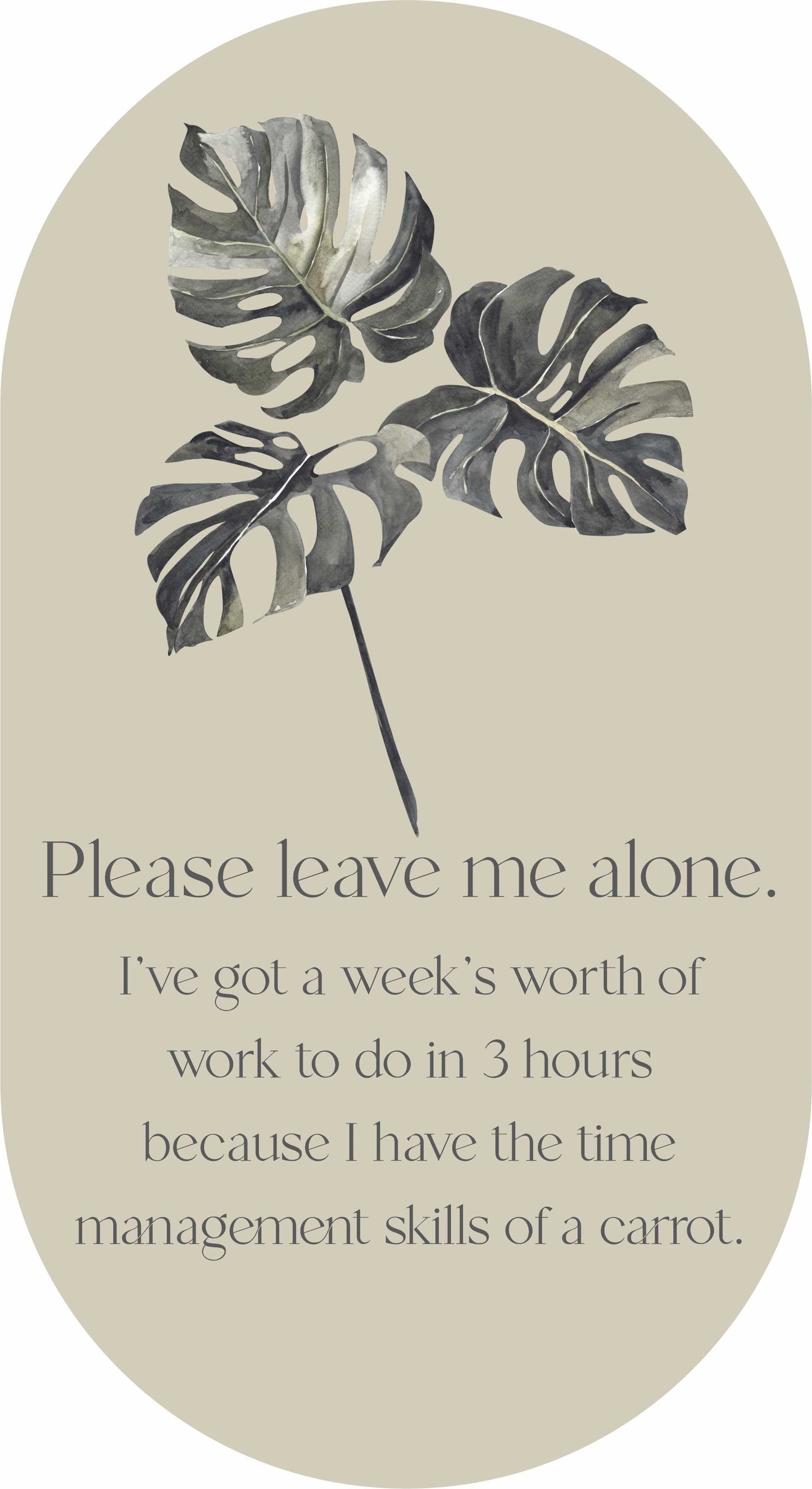 Boho Theme Office and sweary Affirmations and Quotes - Fabric Wall Decal