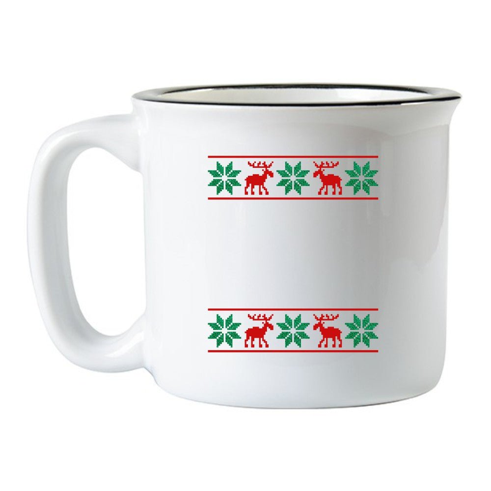 Ceramic Speckled mug 400ml - 'Ugly Sweater' Family Christmas