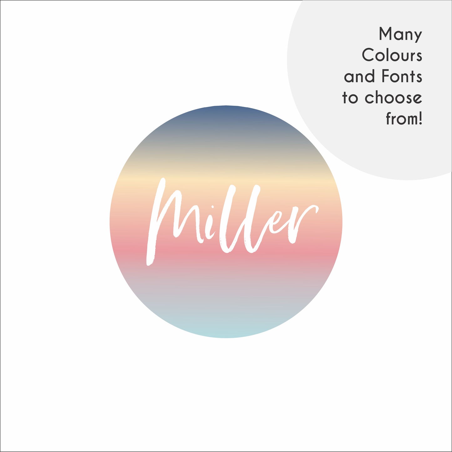 Wall/door Name Decals - Custom!!