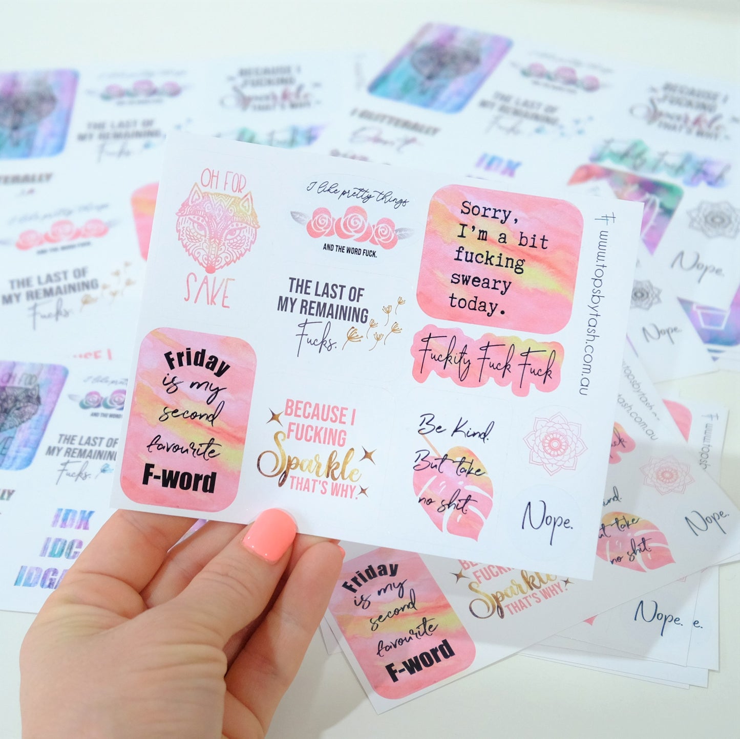 Sweary stickers