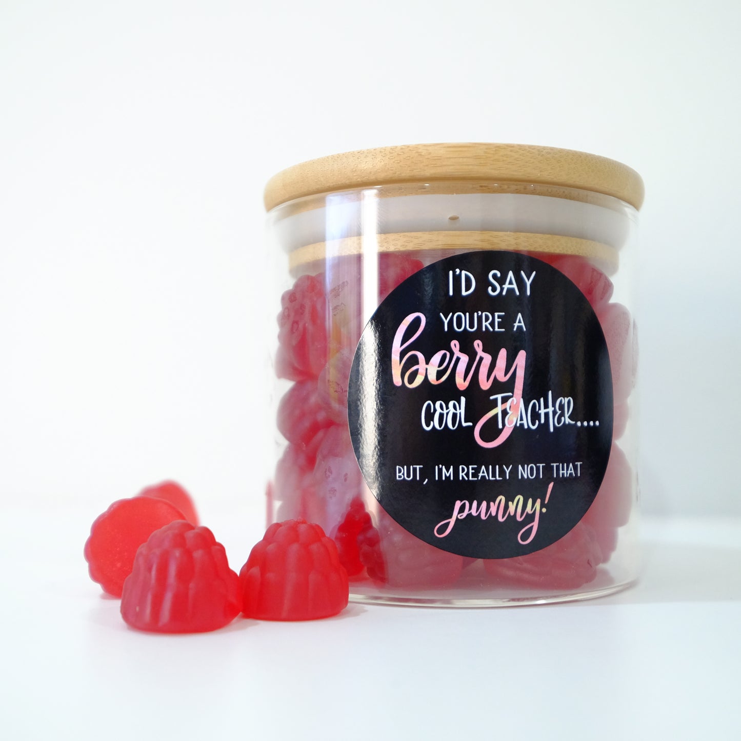 Teacher Stickers - DIY for lolly jars or candles
