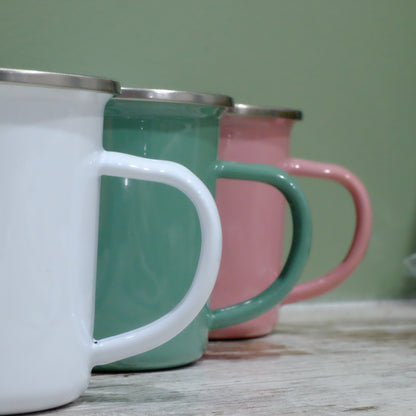 Enamel Mug 360ml - Love the shit out of you - I fucking love you
