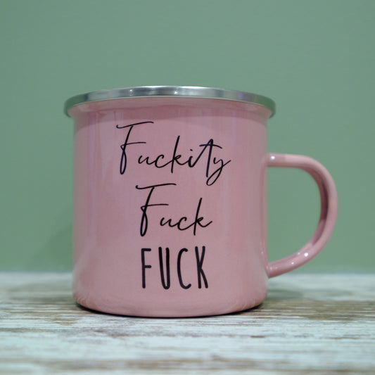 Enamel Mug 360ml - Fuckity Fuck Fuck