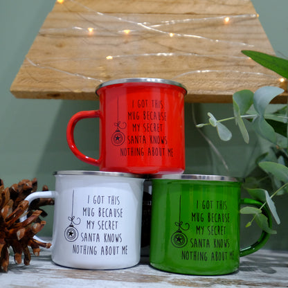 creative secret santa mug