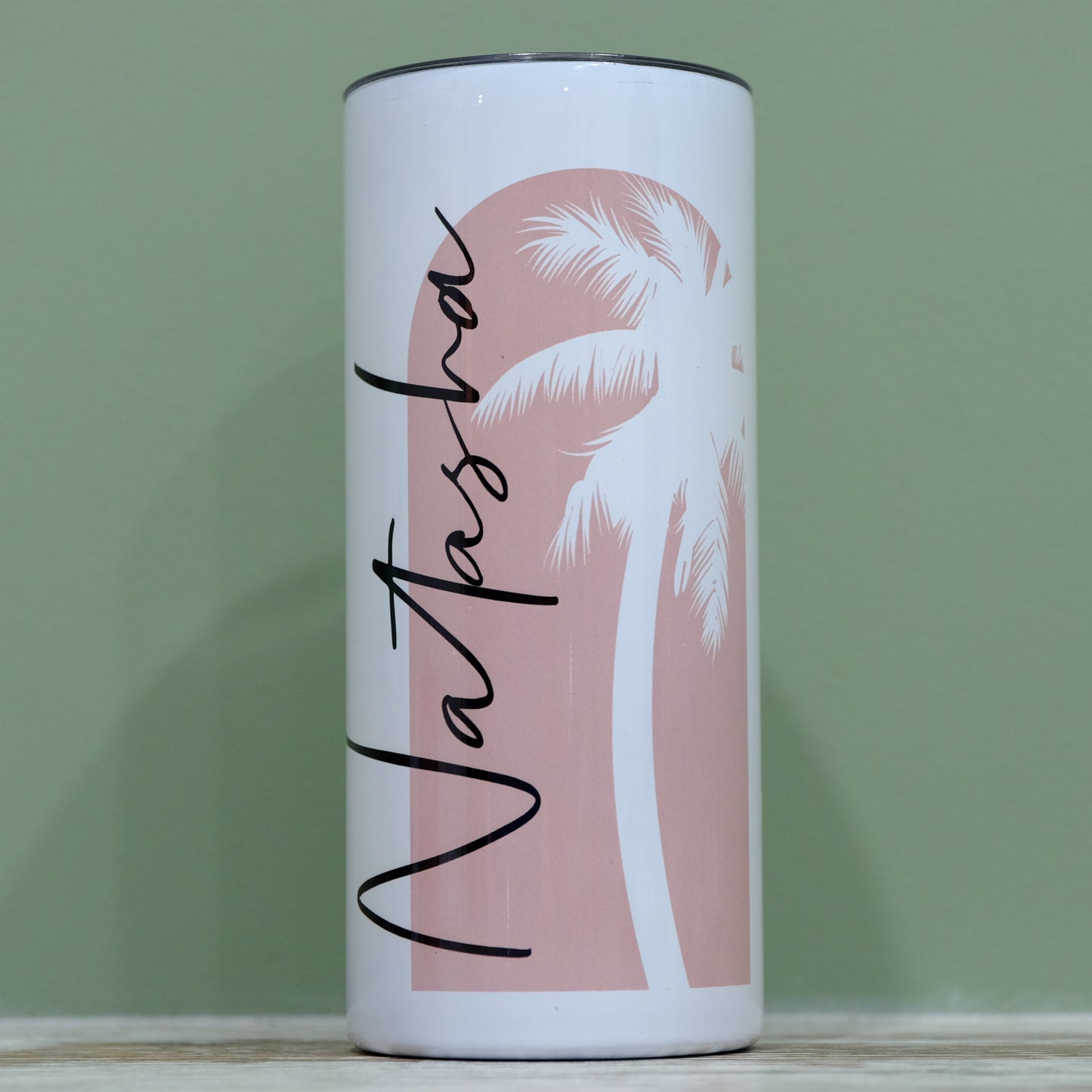 Stainless tumbler with slide lid - INSULATED - 15oz - Custom Name - many colours to choose from