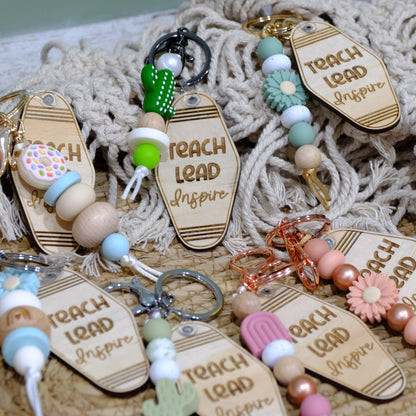 Keyring - Sage Cactus