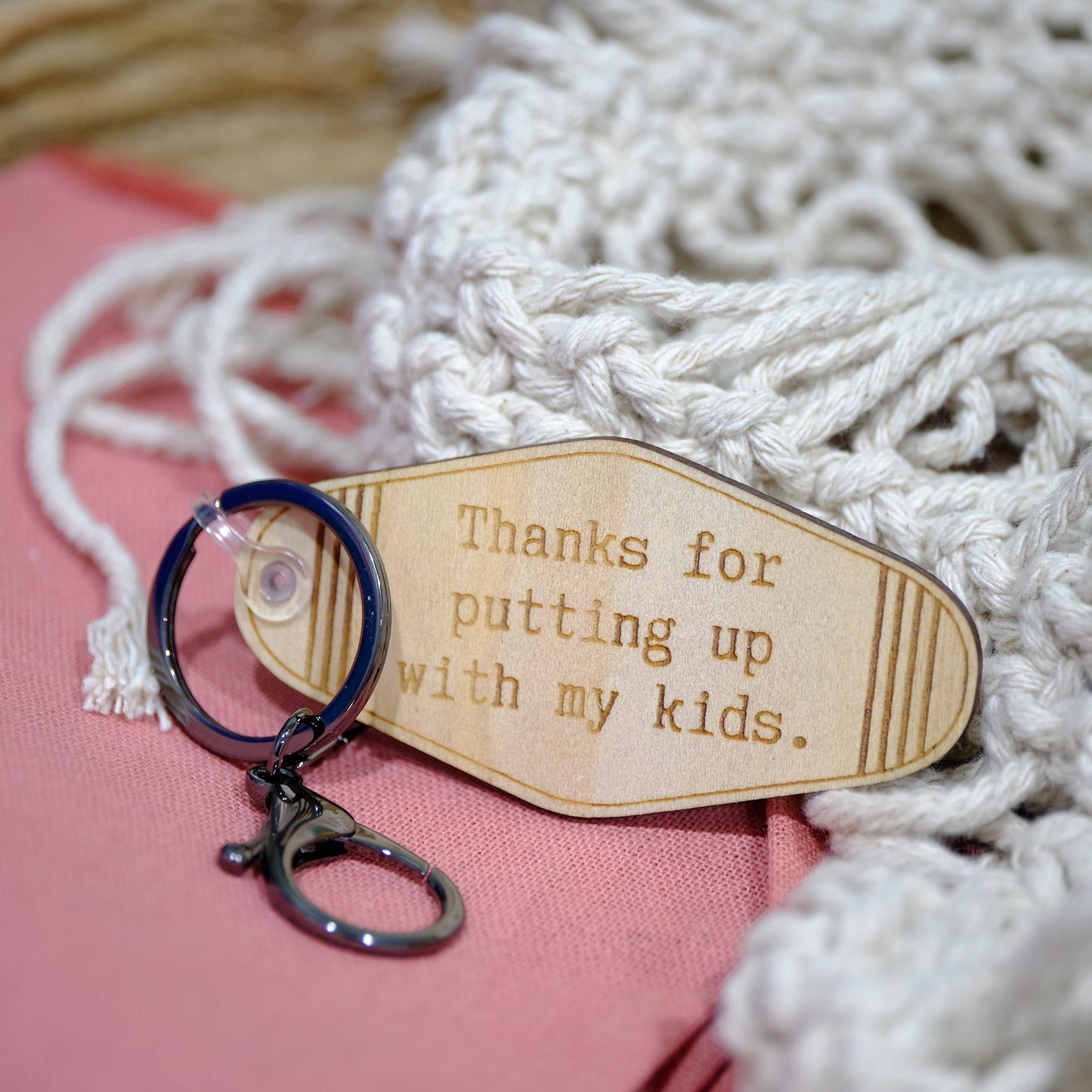 Keyring - Thanks for putting up with my kids