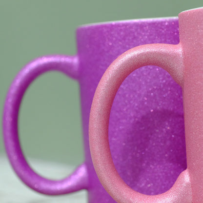 Ceramic Glitter coffee mug 325ml - I Glitterally don't give a f*ck