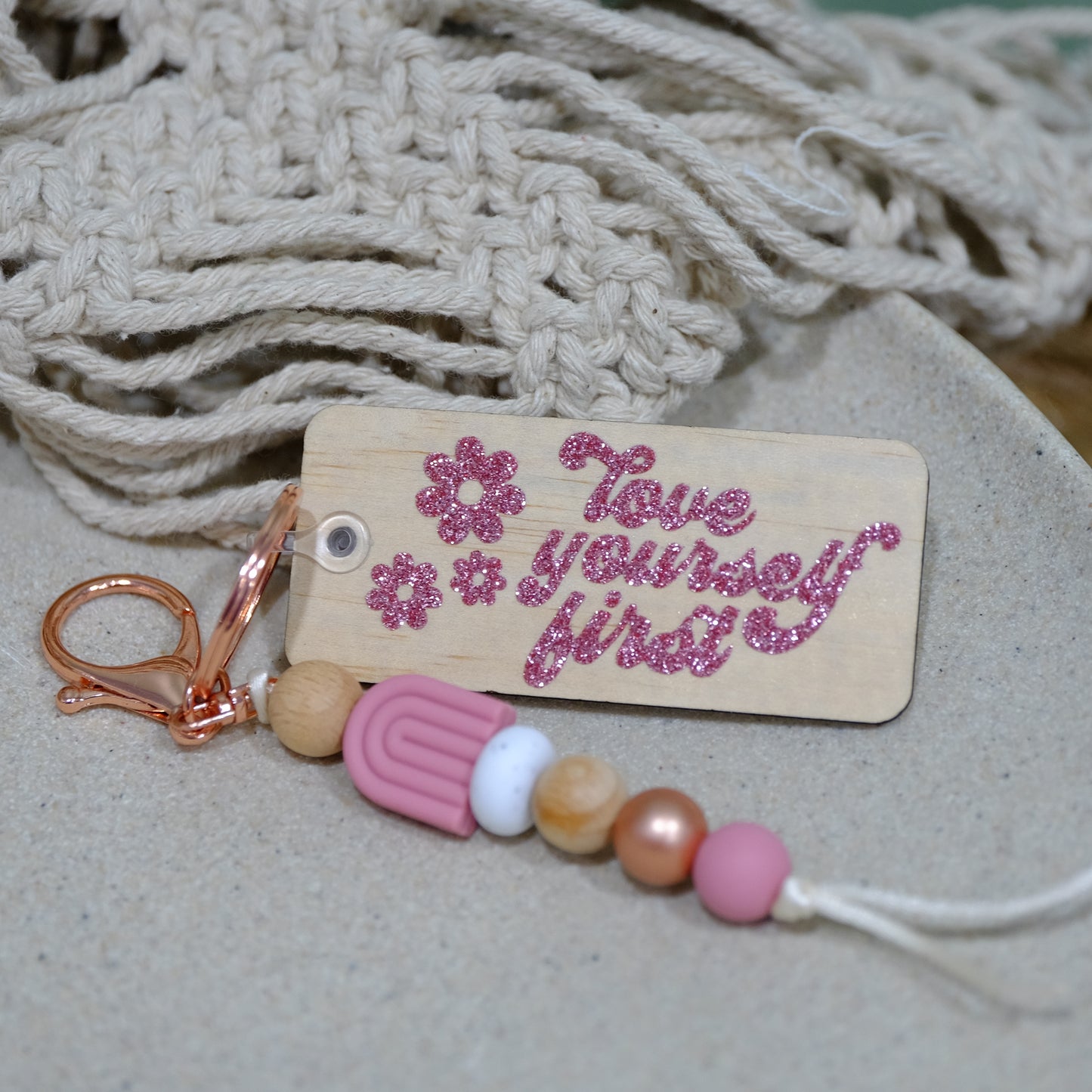 Keyring - Blush Pink Arch