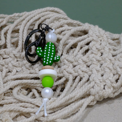 Keyring - Green Cactus