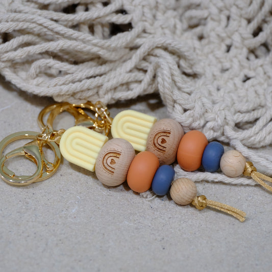Keyring - Yellow Arch rainbow