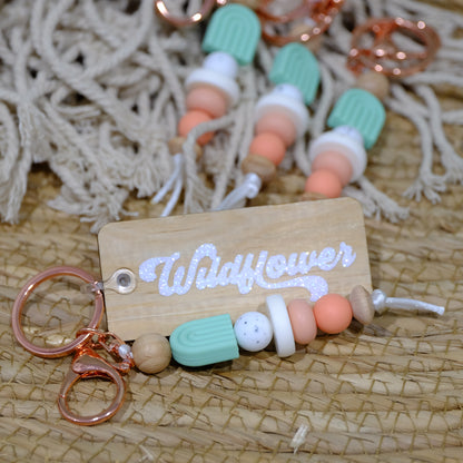 Keyring - Mint Arch rainbow