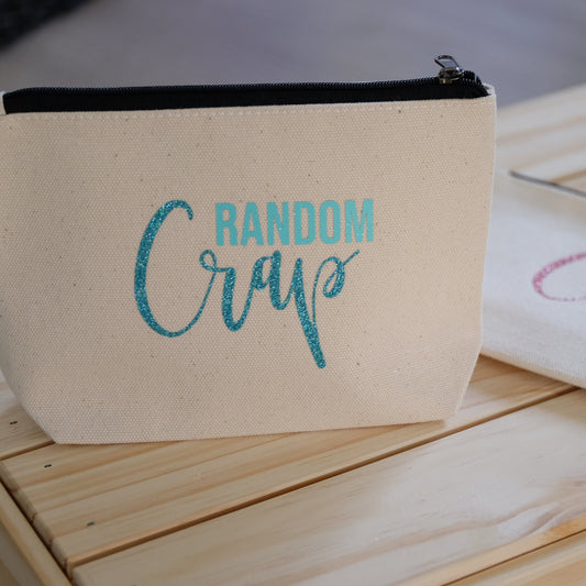 Make up bag/ pencil case- Random Crap