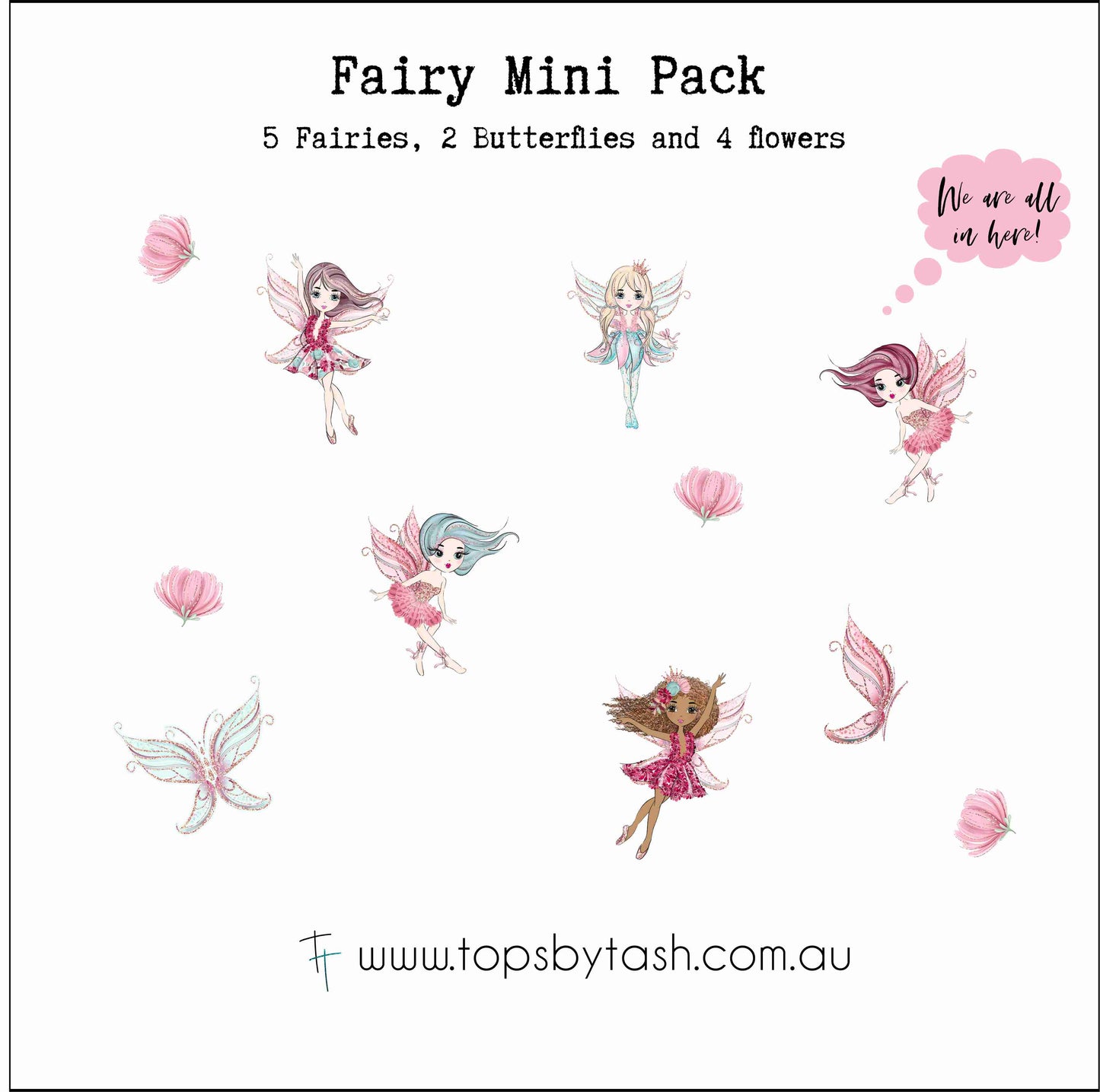 Wall Decals - Fairy collection