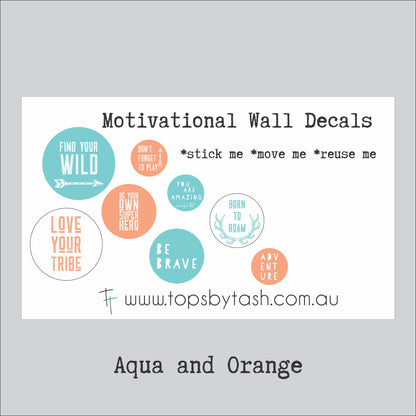 Motivational Wall Decals - Find your Wild