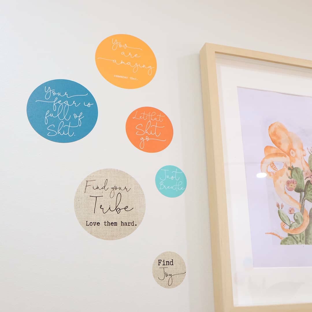 Motivational Wall Decals - Sweary- a couple of f bombs...