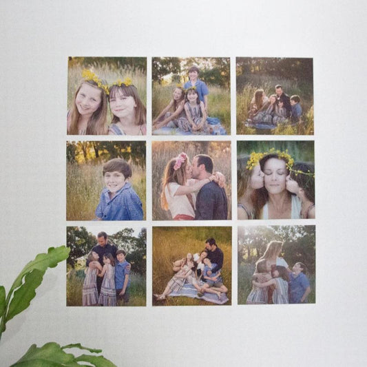 Fabric Photo Wall Decals - 7.5cm Square