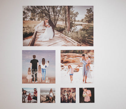 Fabric Photo Wall Decals - Medium Photo package