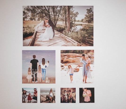 Fabric Photo Wall Decals - Medium Photo package