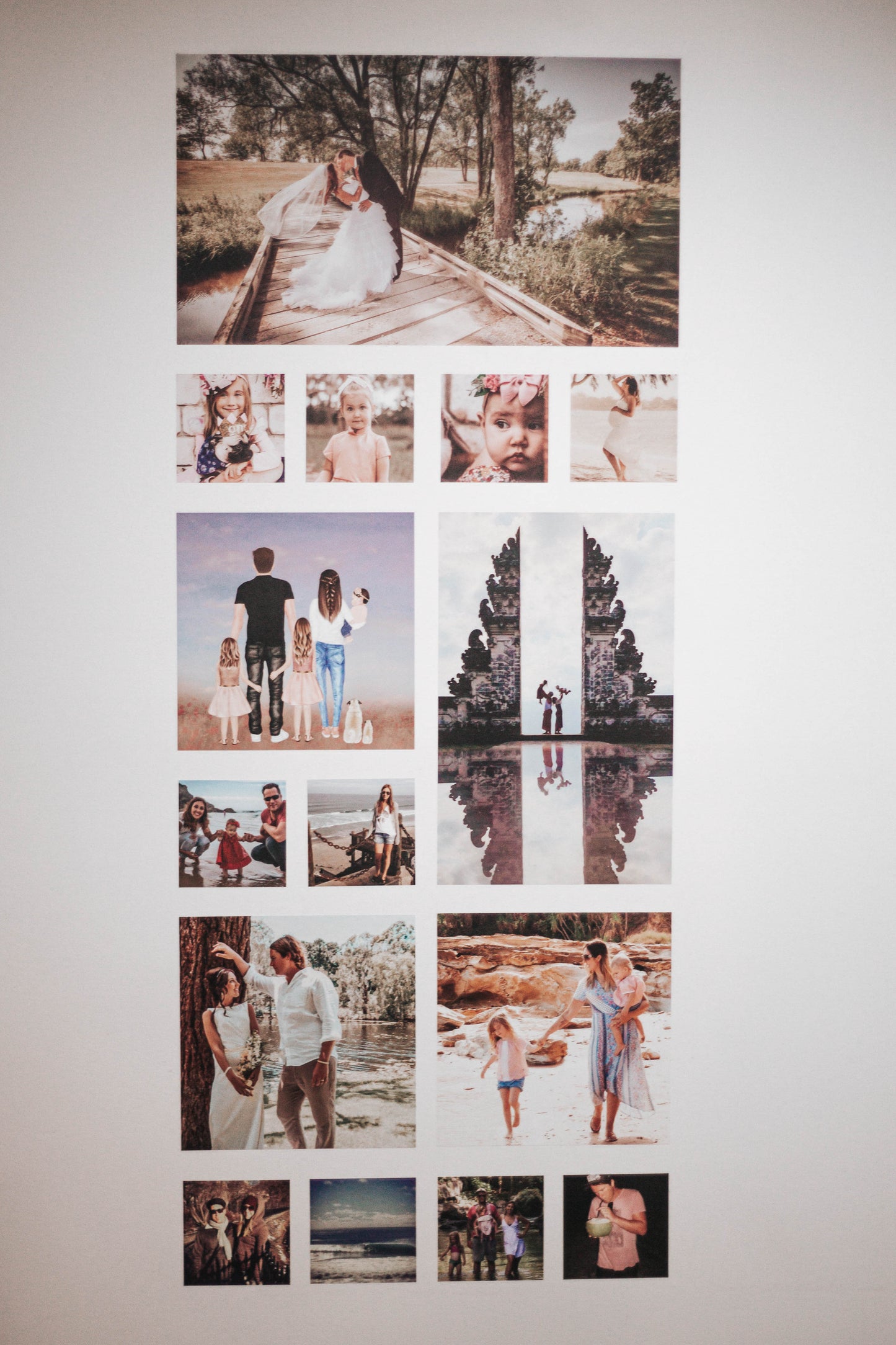 Fabric Photo Wall Decals - Large Photo package