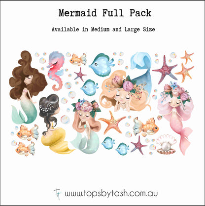 Wall Decals - Mermaid collection