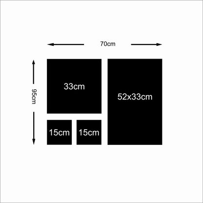Fabric Photo Wall Decals - Small Photo package